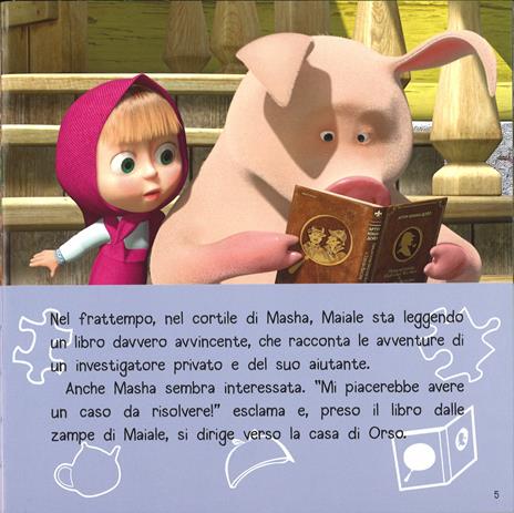 LIBRO CARTONATO MASHA E ORSO - LIBRI PER BAMBINI E RAGAZZI - IAM Igiene  Ambientale Management