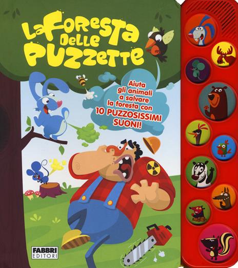 La foresta delle puzzette. Libro sonoro. Ediz. a colori - Carlo Resca - copertina