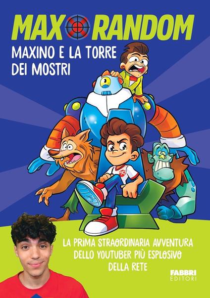 Maxino e la torre dei mostri - Max Random - copertina