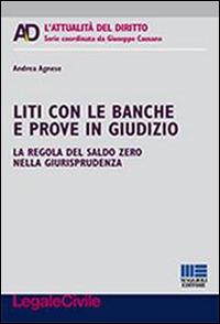 Liti con le banche e prove in giudizio - Andrea Agnese - copertina