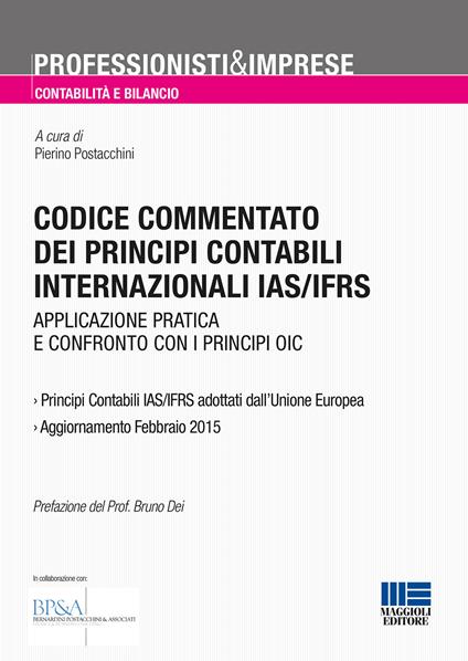 Codice commentato dei principi contabili internazionali IAS/IFRS - copertina