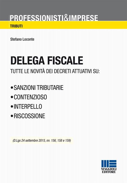 Delega fiscale - Stefano Loconte - copertina