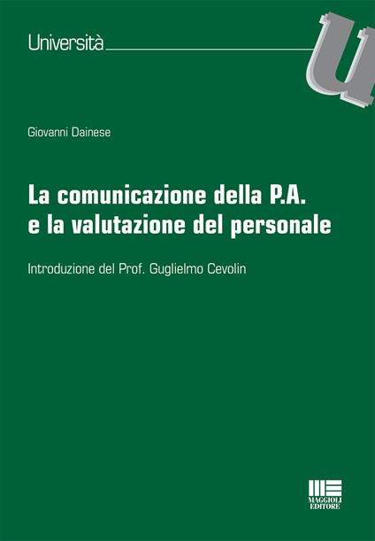 La comunicazione della P.A. e la valutazione del personale - Giovanni Dainese - copertina