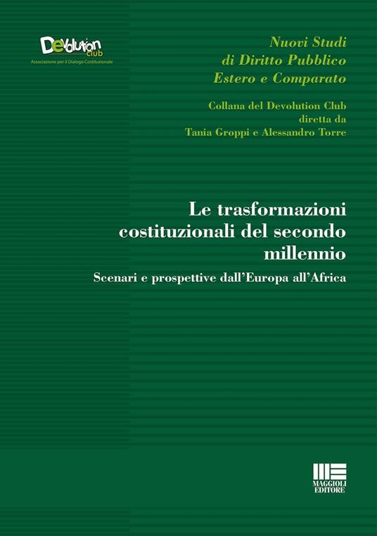 Le trasformazioni costituzionali del secondo millennio - copertina