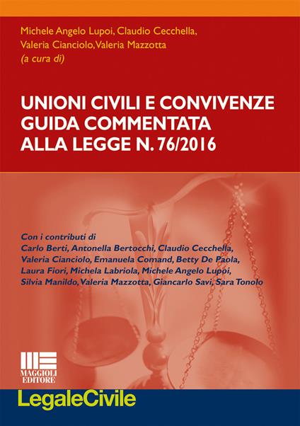 Unioni civili e convivenze. Guida commentata - copertina