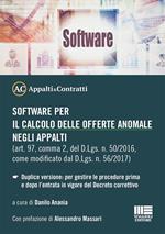 Software per il calcolo delle offerte anomale negli appalti