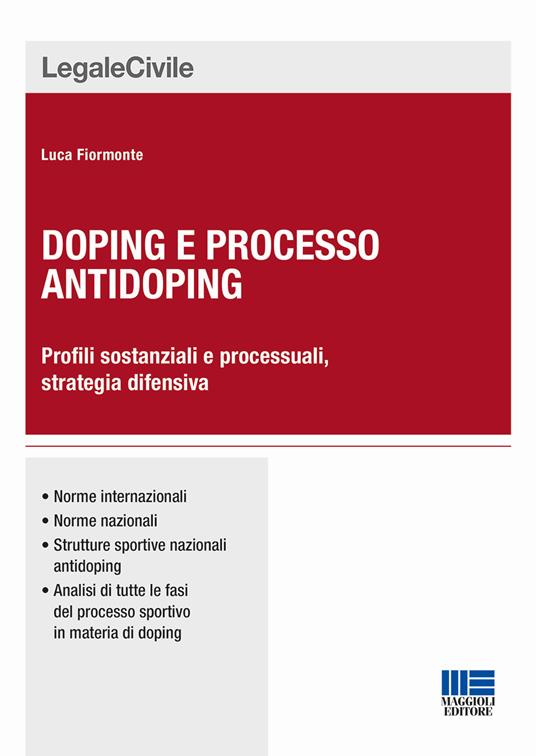 Doping e processo antidoping - Luca Fiormonte - copertina
