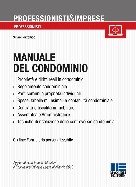 Manuale del condominio - Silvio Rezzonico - copertina