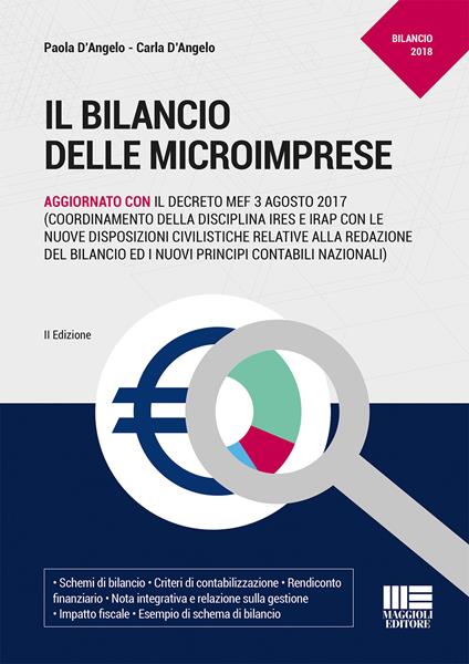 Il bilancio delle microimprese - Paola D'Angelo,Carla D'Angelo - copertina