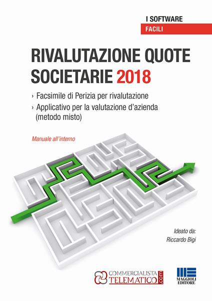 Rivalutazione quote societarie 2018 - Riccardo Bigi - copertina