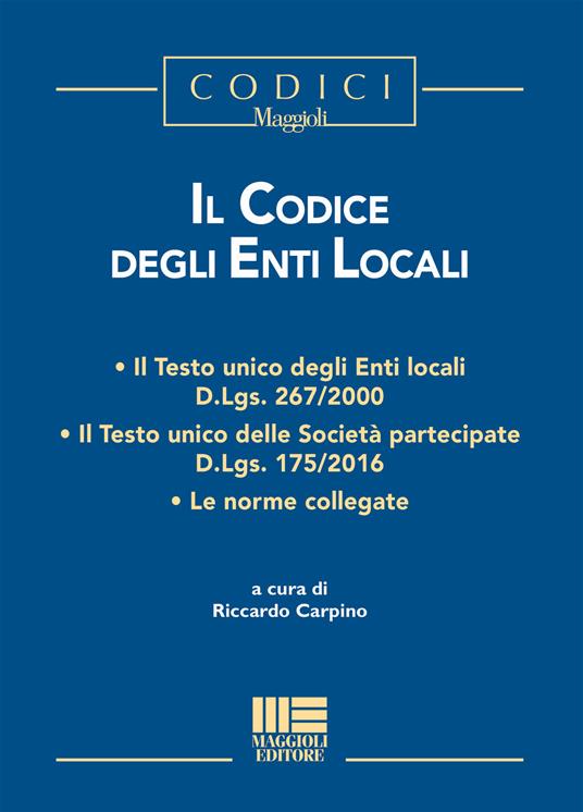 Il codice degli enti locali - copertina