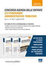 Concorso Agenzia delle Entrate. 510 funzionari amministrativo-tributari (G.U. n. 31 del 17 aprile 2018). Kit completo per la preparazione al concorso