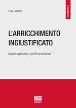 L' arricchimento ingiustificato. Ipotesi applicative e profili processuali