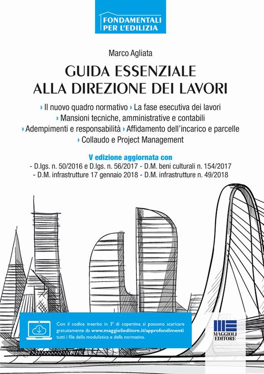 Guida essenziale alla direzione dei lavori - Marco Agliata - copertina