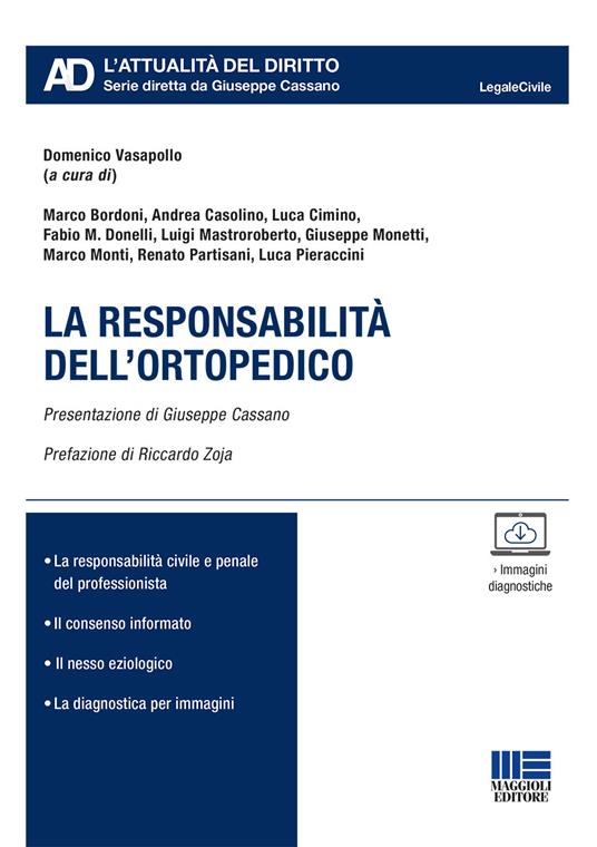 La responsabilità dell'ortopedico - copertina