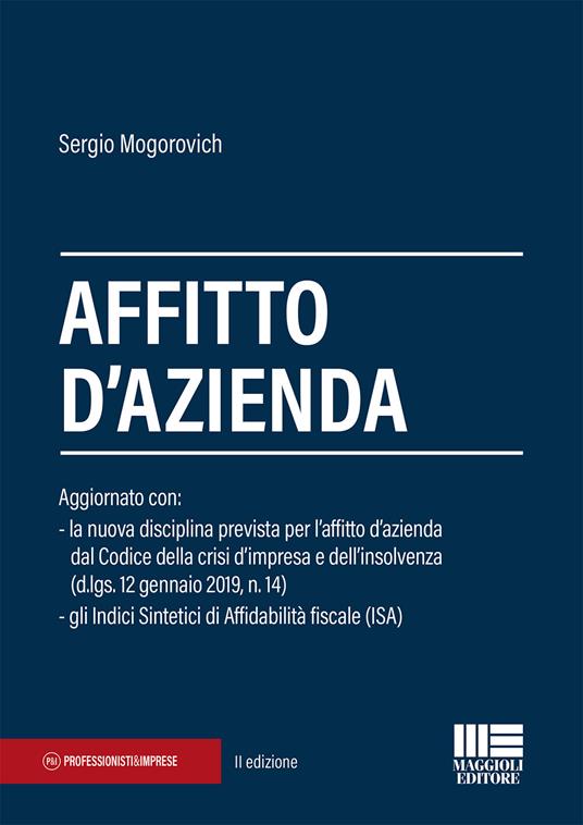 Affitto d'azienda - Sergio Mogorovich - copertina