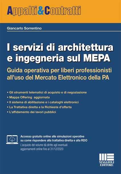 I servizi di architettura e ingegneria sul MEPA - Giancarlo Sorrentino - copertina