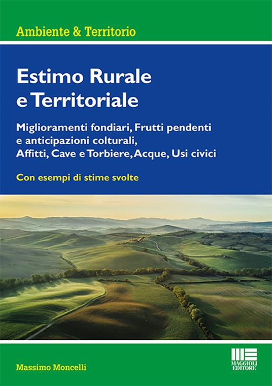 Estimo rurale e territoriale - Massimo Moncelli - copertina