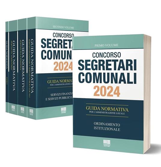 Concorso segretari comunali 2024. Guida normativa per l'amministrazione locale - Riccardo Narducci - copertina