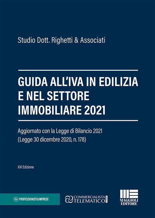 Guida All Iva In Edilizia E Nel Settore Immobiliare 2021 Studio Dott