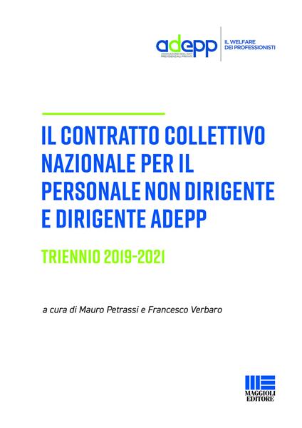 Il contratto collettivo nazionale per il personale non dirigente e dirigente ADEPP - copertina