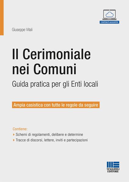 Il cerimoniale nei Comuni - Giuseppe Vitali - copertina