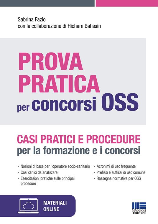 Prova pratica per Concorsi OSS. Con espansione online - Sabrina Fazio,Hicham Bahssin - copertina