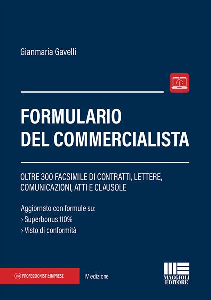 Formulario del commercialista - Gianmaria Gavelli - copertina