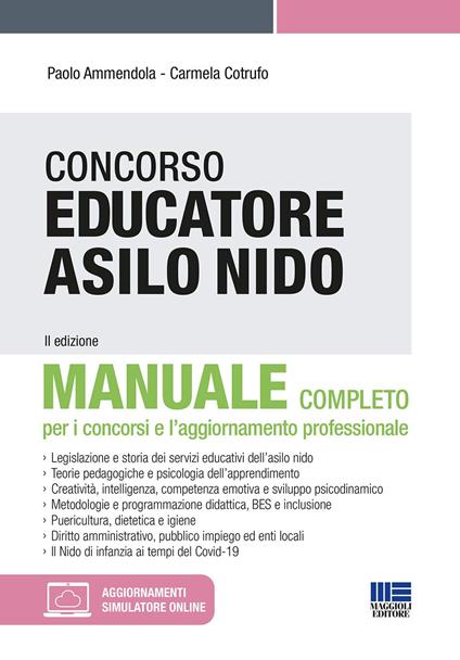 Concorso educatore asilo nido. Manuale. Con espansione online - Paolo Ammendola,Carmela Cotrufo - copertina