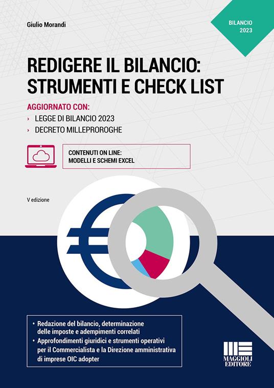 Redigere il bilancio: strumenti e check list - Giulio Morandi - copertina