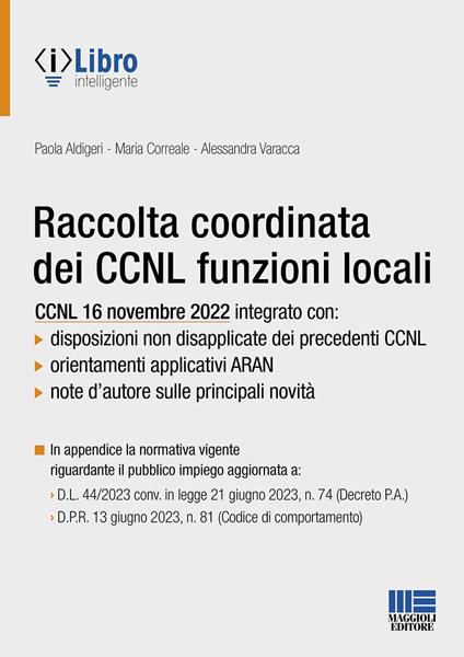 Raccolta coordinata dei CCNL. Funzioni locali - Paola Aldigeri,Alessandra Varacca,Maria Correale - copertina