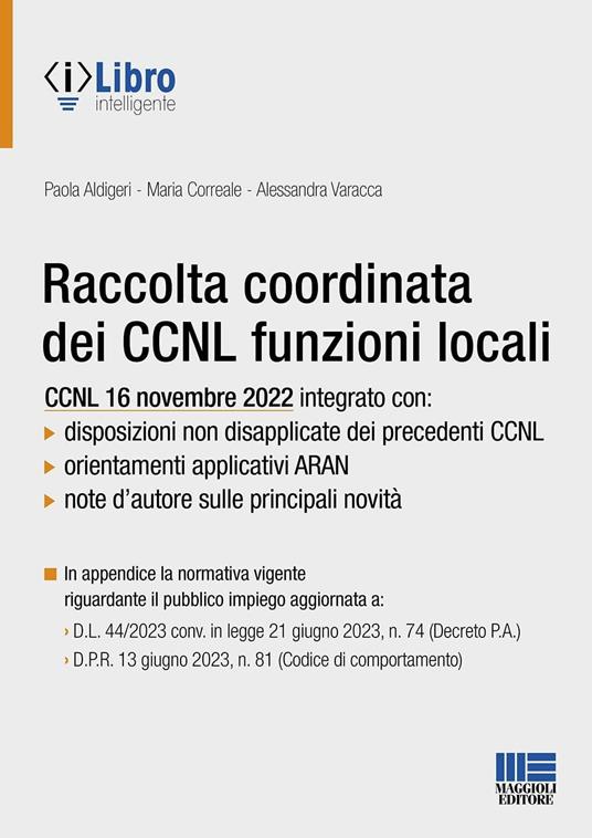 Raccolta coordinata dei CCNL. Funzioni locali - Paola Aldigeri,Alessandra Varacca,Maria Correale - copertina