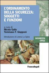 L' ordinamento della sicurezza: soggetti e funzioni - copertina