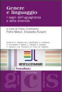 Genere e linguaggio. I segni dell'uguaglianza e della diversità - copertina