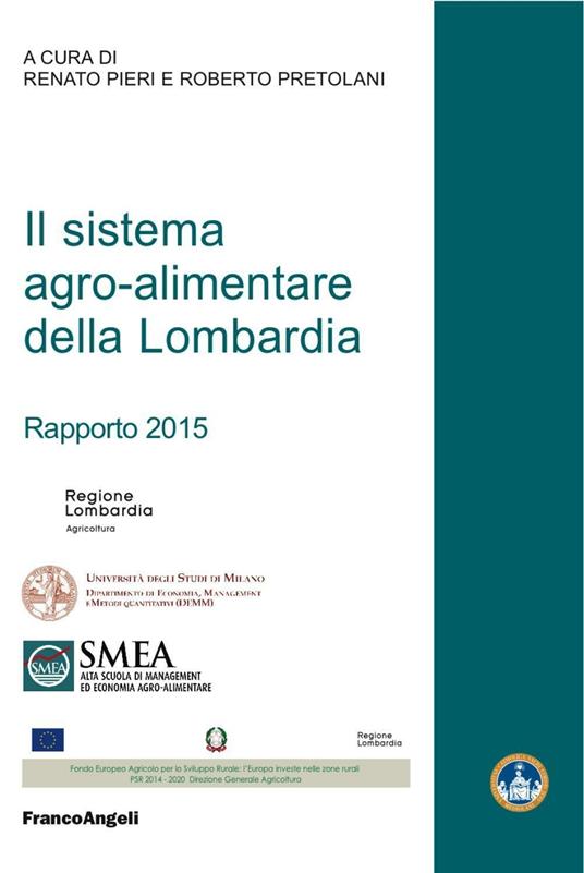 Il sistema agro-alimentare della Lombardia. Rapporto 2015 - copertina