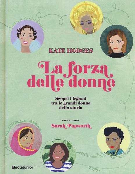 La forza delle donne. Scopri i legami tra le grandi donne della storia. Ediz. a colori - Kate Hodges - copertina