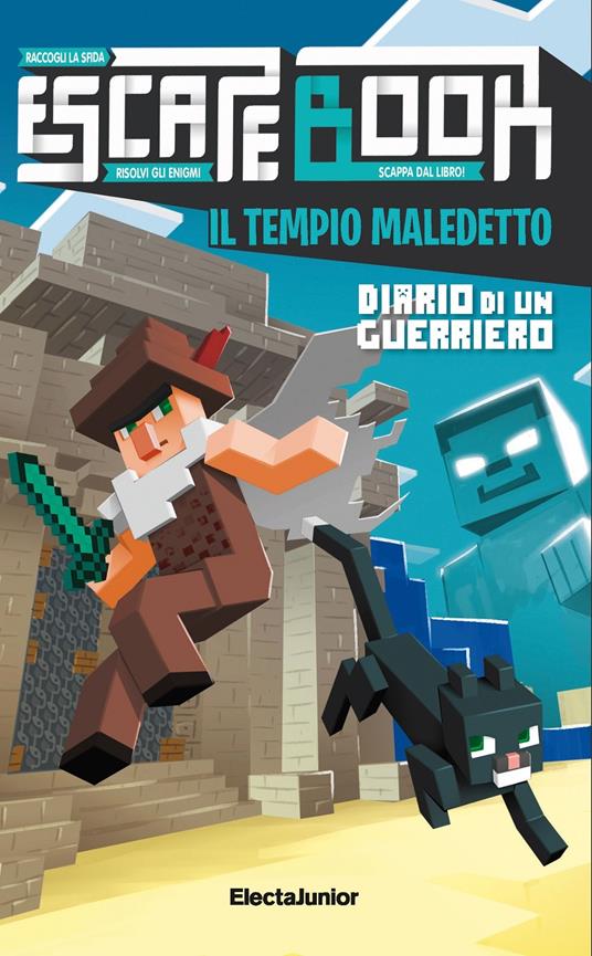 Il tempio maledetto. Diario di un guerriero. Escape book. Ediz. a colori - Cube Kid - copertina