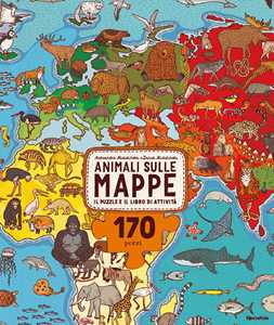 Image of Animali sulle mappe. Il puzzle e il libro di attività. Con puzzle