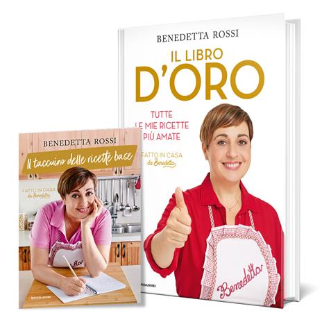 ​Il libro d'oro. Tutte le mie ricette più amate + Taccuino omaggio - Benedetta Rossi - copertina