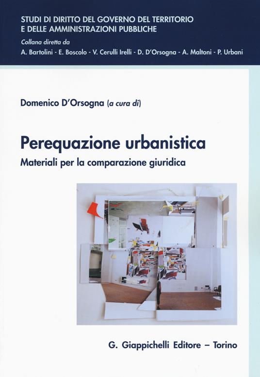 Perequazione urbanistica. Materiali per la comparazione giuridica - copertina