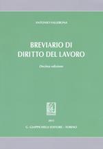 Breviario di diritto del lavoro