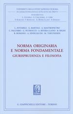 Norma originaria e norma fondamentale. Giurisprudenza e filosofia