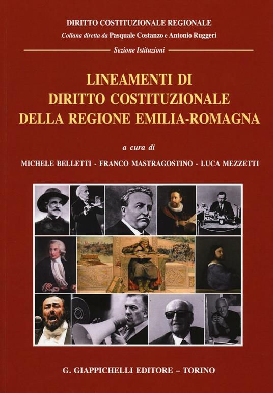 Lineamenti di diritto costituzionale della Regione Emilia-Romagna - copertina