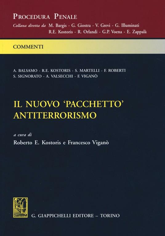 Il nuovo pacchetto antiterrorismo - copertina