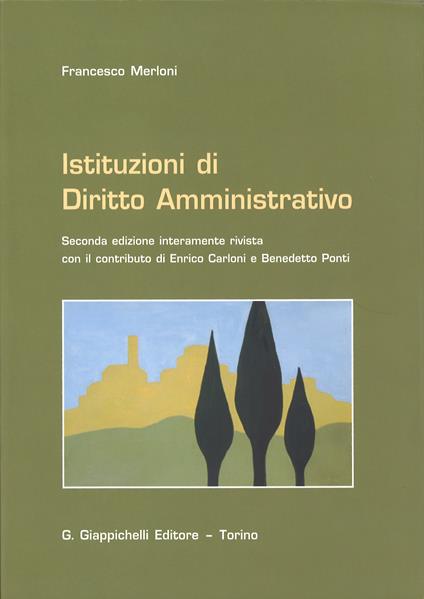 Istituzioni di diritto amministrativo - Francesco Merloni - copertina