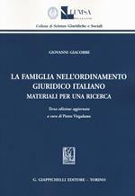 La famiglia nell'ordinamento giuridico italiano. Materiali per una ricerca