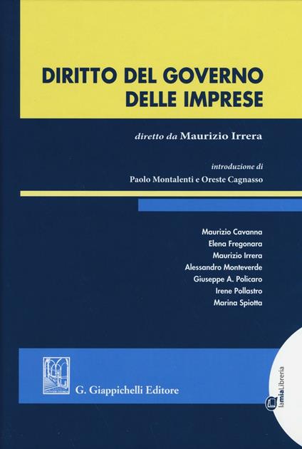 Diritto del governo delle imprese. Con aggiornamento online - copertina