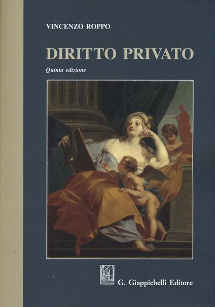 Diritto privato - Vincenzo Roppo - copertina