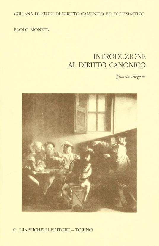 Introduzione al diritto canonico - Paolo Moneta - copertina