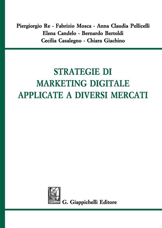 Strategie di marketing digitale applicate a diversi mercati - copertina